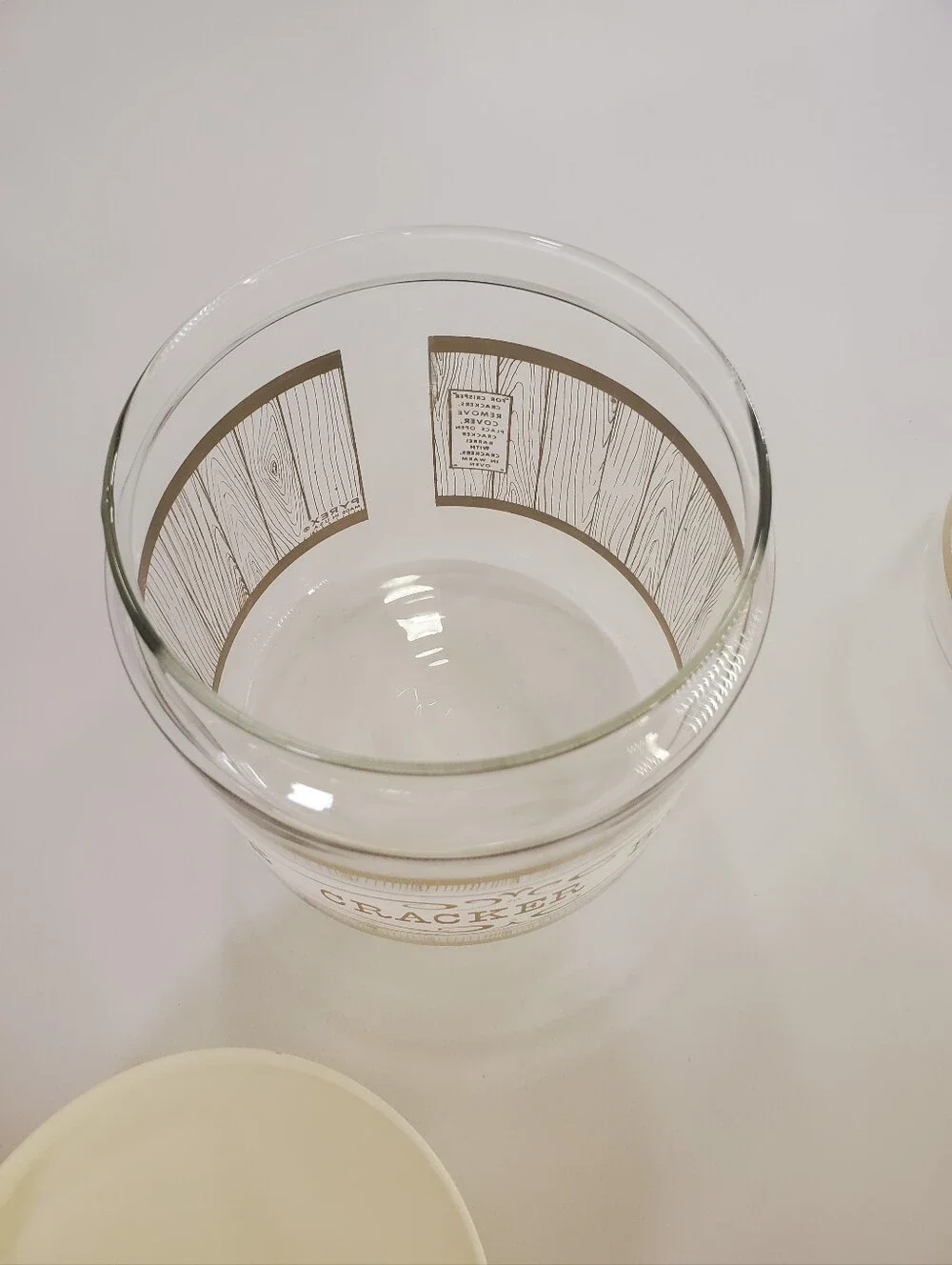 🟢 Vtg Pyrex Golden Storage Mates Cracker Barrel & Cookie Jar Canister Set MCM